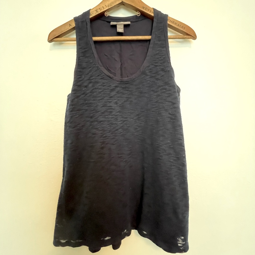 Blue Maternity Sleeveless Top